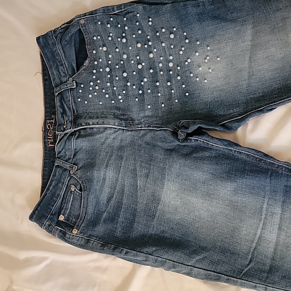 Rue21 pearl skinny jeans size 12 - Picture 2 of 7